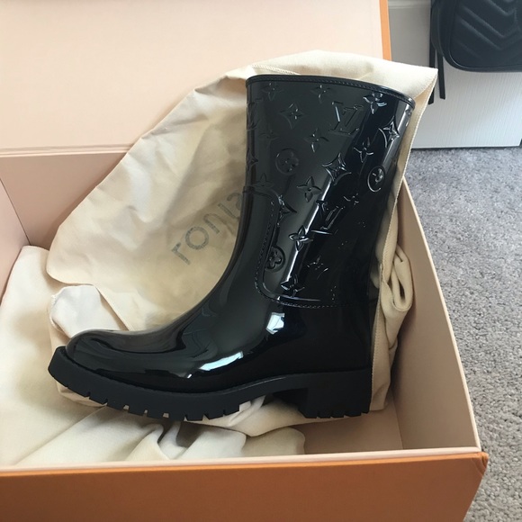 drops flat half boot louis vuitton